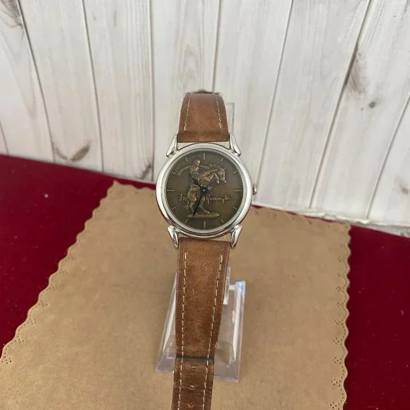 Vintage Bronco Buster by Frederic Remington Original Masterpiece Watch